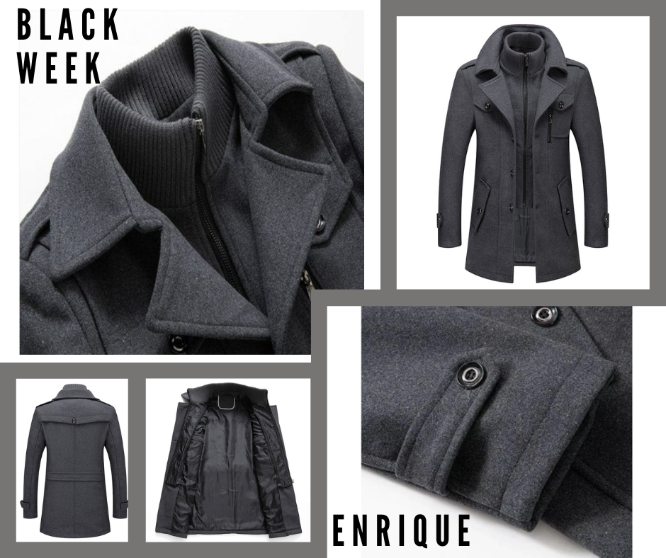 Enrique™ | Ciepła i stylowa: kurtka na zimę