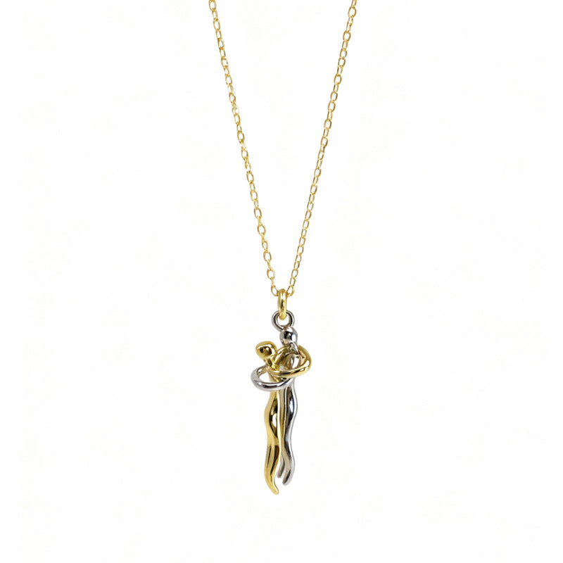 Cupido™ | Naszyjnik z zawieszką w kształcie czułego uścisku