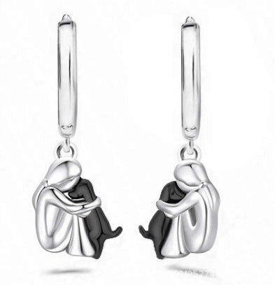 „Dziewczynka i jej piesek”™ | Zestaw kolczyków